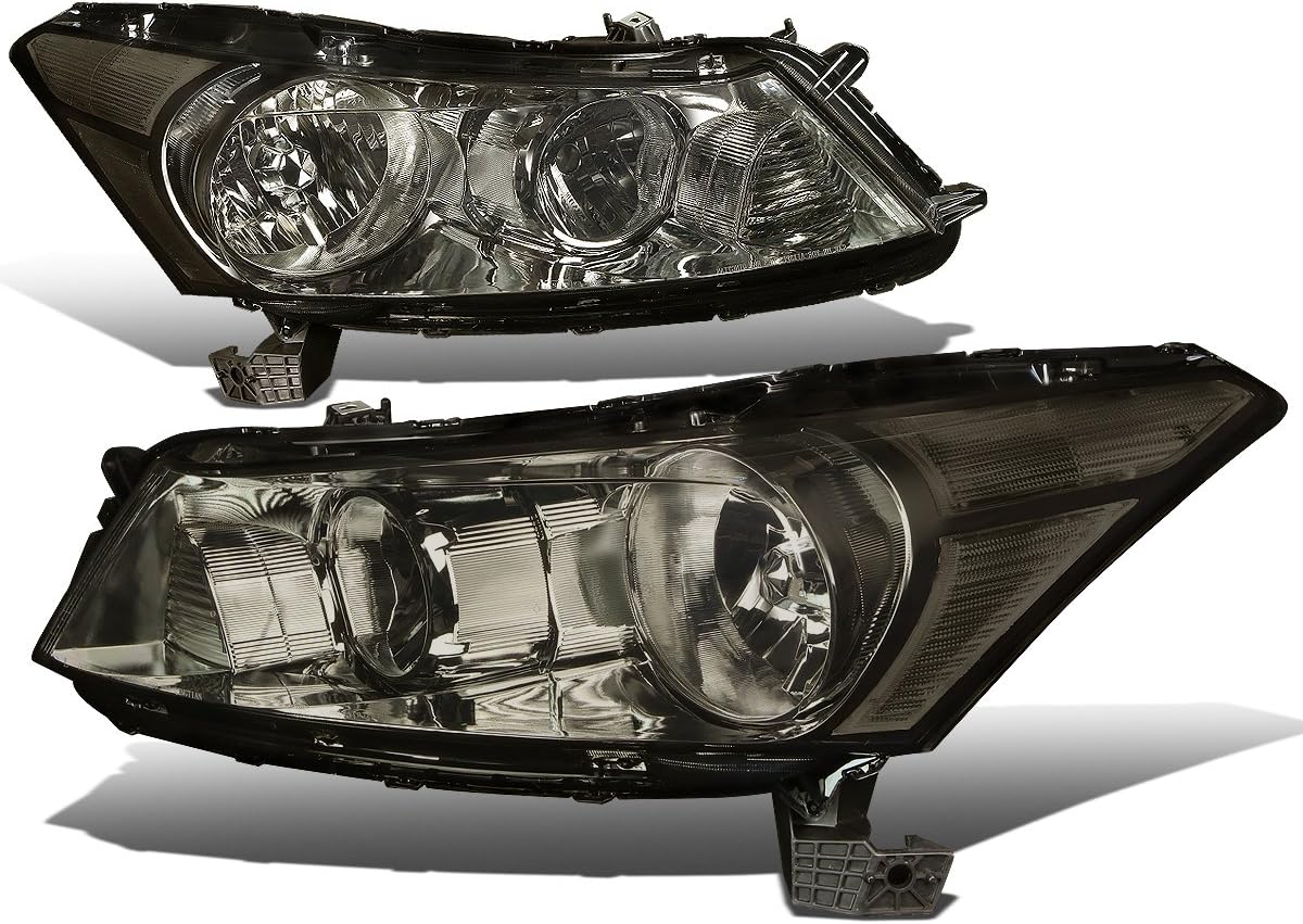 Black Housing Clear Lens Headlights Assembly N8845