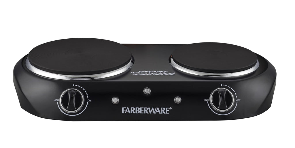 Black Double Burner Electric Cooktop S95661