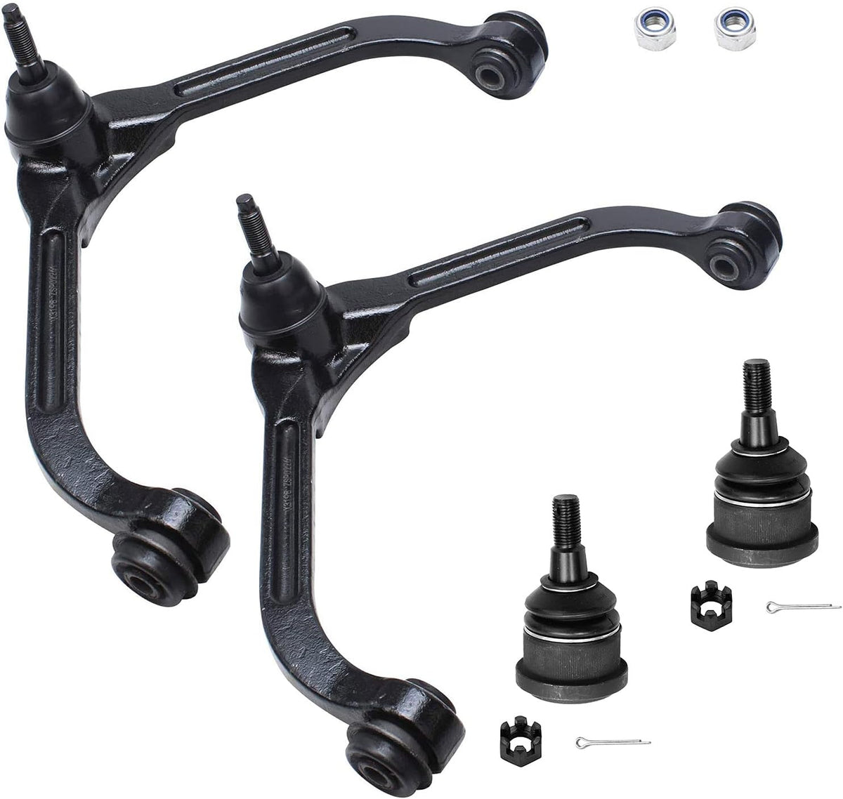 4pc Front Upper Control Arms Assembly & Lower Ball Joints H63271