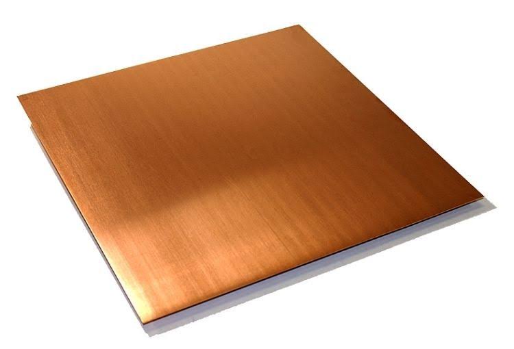 32oz Copper Sheet 0.043 inch 18 ga 24 inch x 120 inch Unpolished Mill Finish C1983