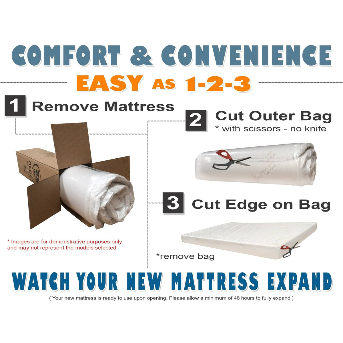 6-Inch Twin-size Foam Mattress with Water-Resistant Cover N388