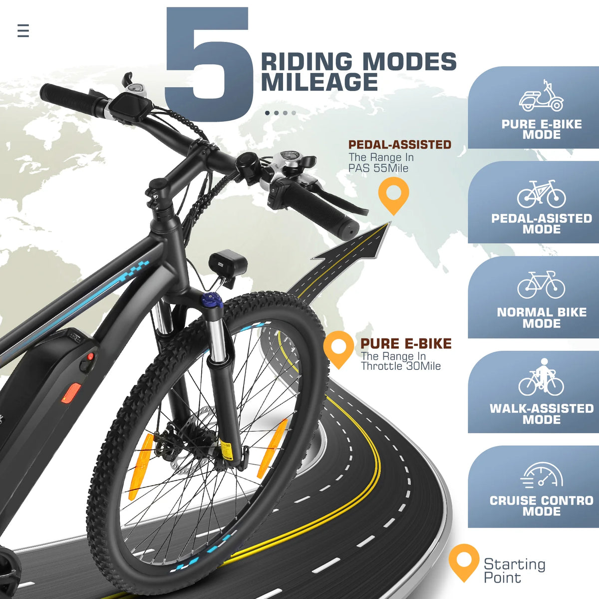 500W 26" Electric Bike Y163