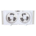 White Twin Window Fan K573507