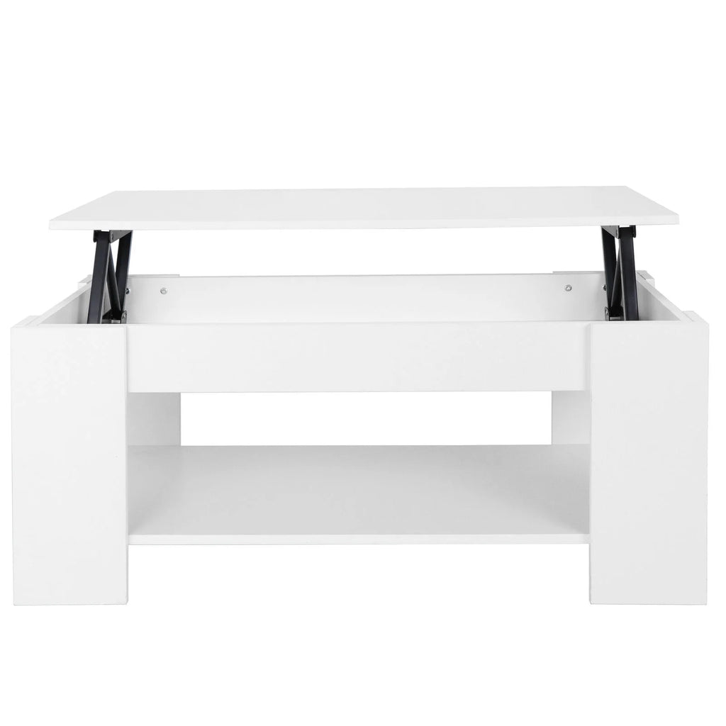 White Lift Up Coffee Table V3016