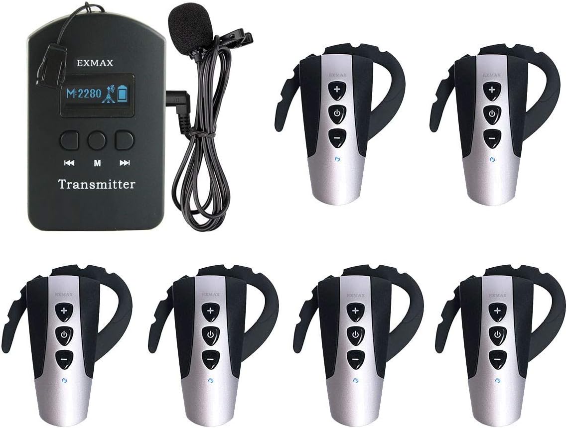 2.4G Wireless Simultaneous Translation System 1 Transmitter 6 Receivers H8606