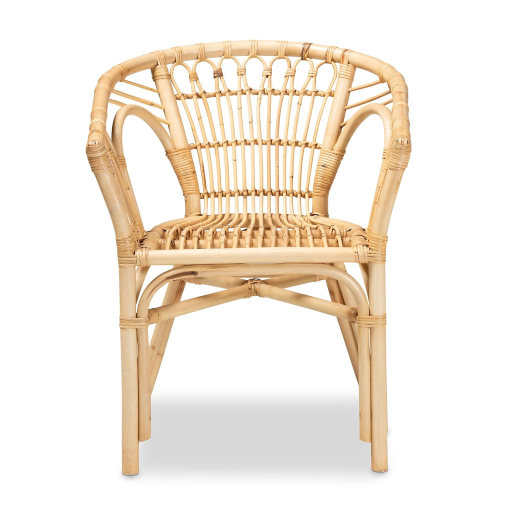 Natural Brown Rattan Dining Chair T31274