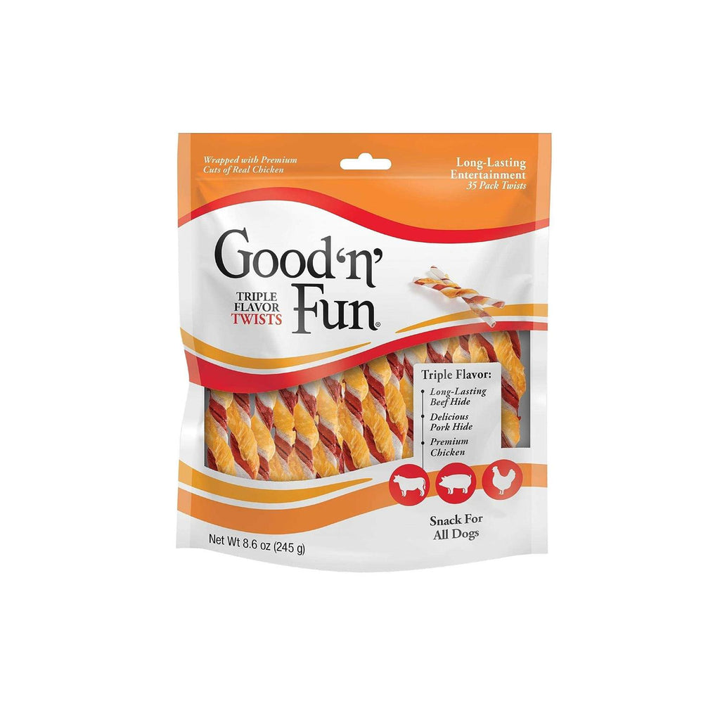 Triple Flavor Twists Pet Supplies D3492