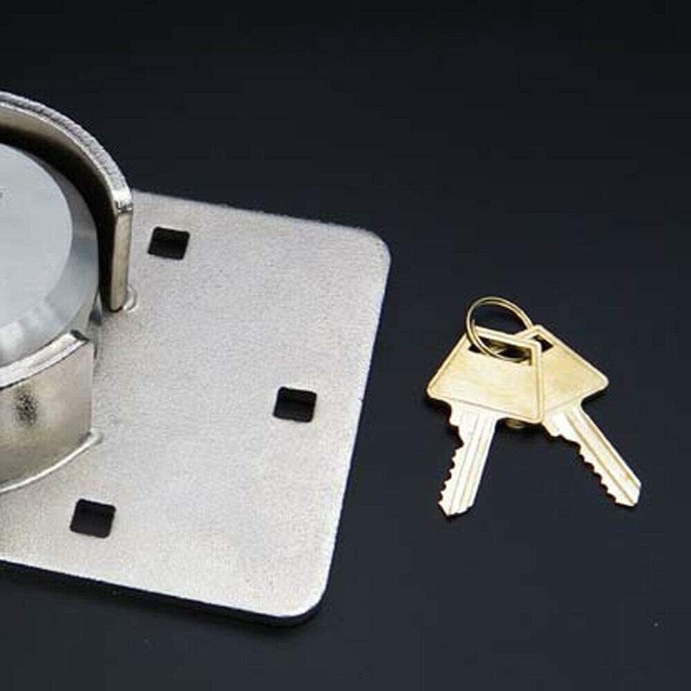 73Mm 2Pcs Hidden Shackle Padlock with 4 Keys T325431