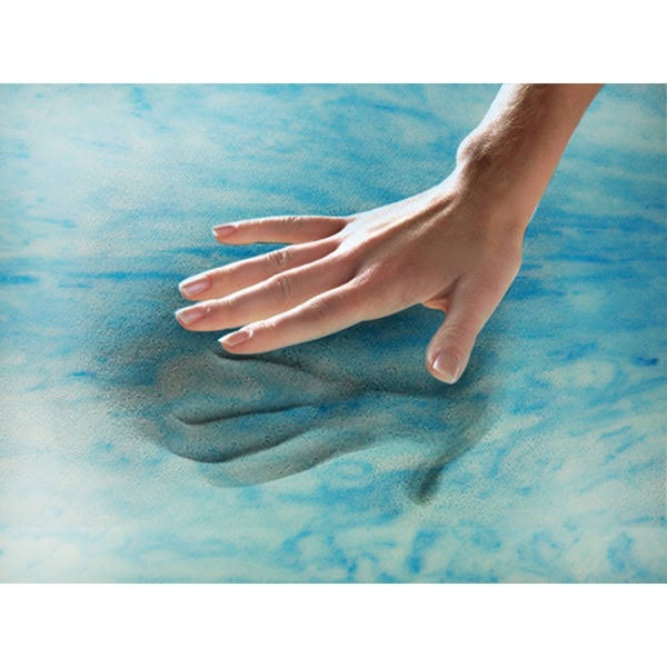 3-Inch Gel Memory Foam Mattress Topper with Egyptian Cotton Cover D36204