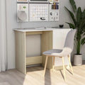 White Computer Desk with Storage Drawer and Door Cabinet W812