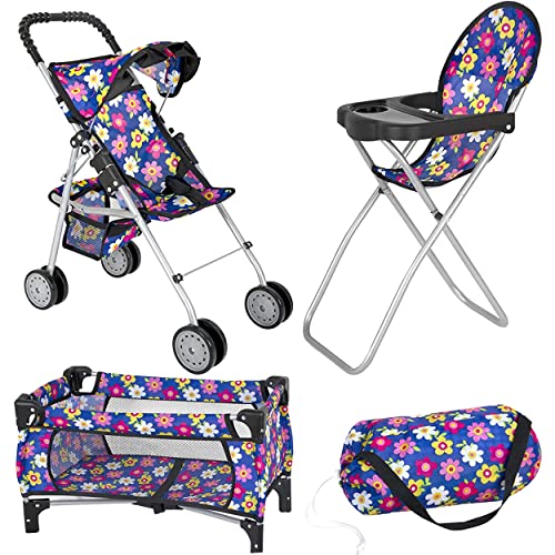 Doll 3 Piece Play Set Baby Doll Accessories I816