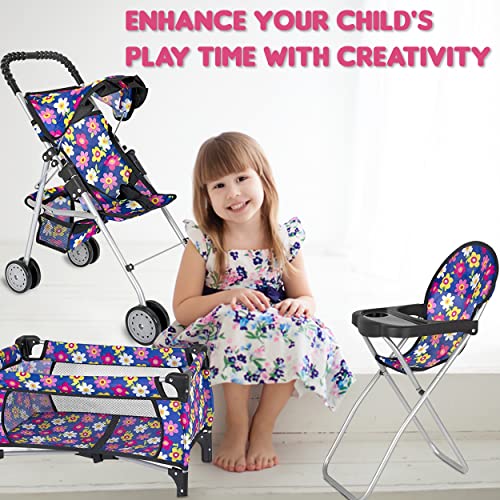 Doll 3 Piece Play Set Baby Doll Accessories I816