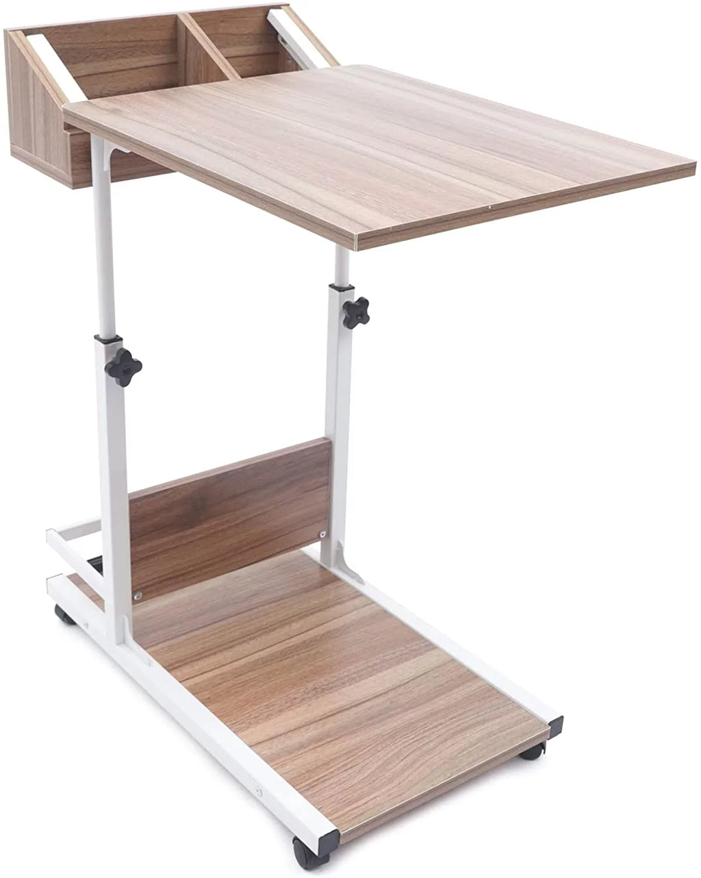 Adjustable Side End Table with Wheels Z5041