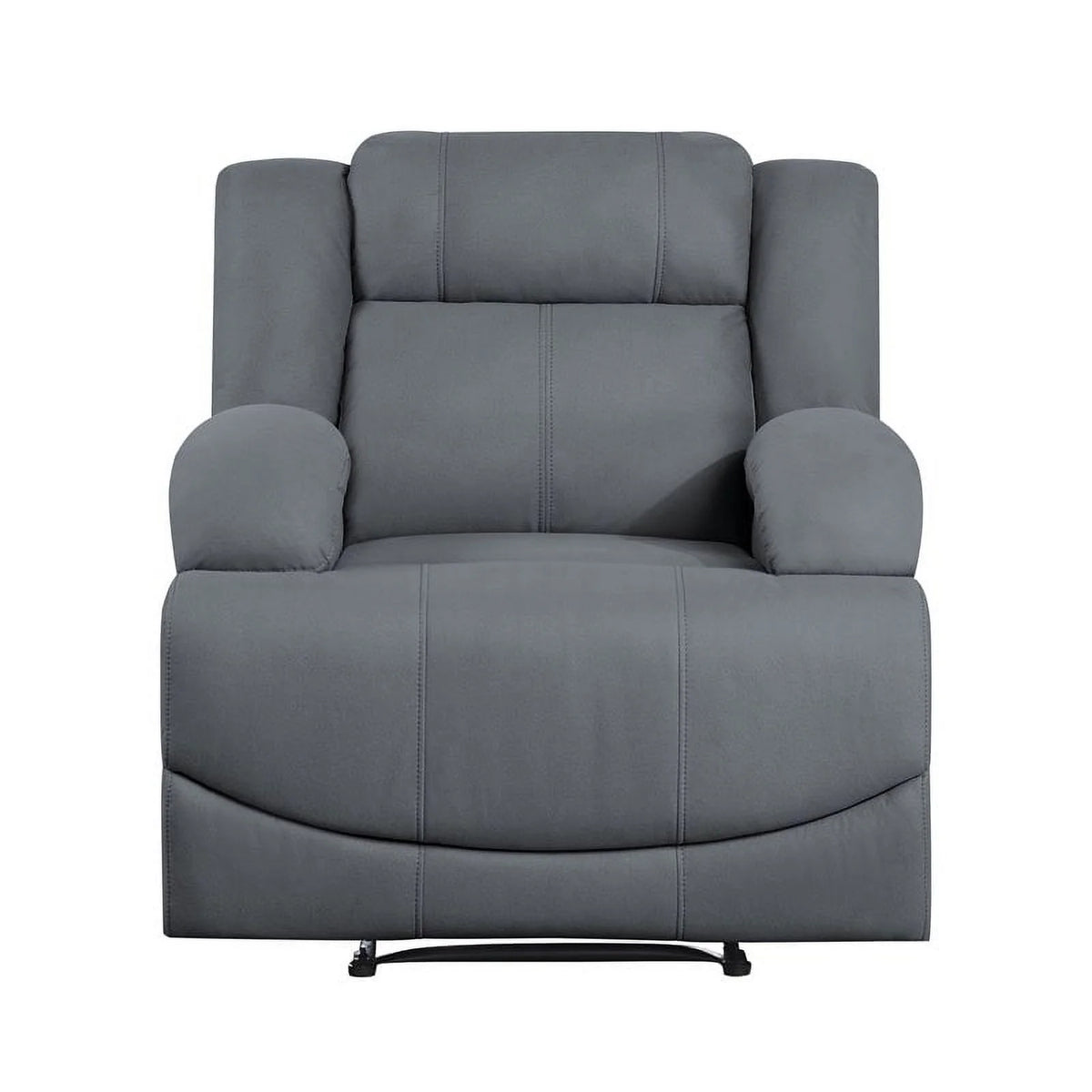 Graphite Blue Microfiber Reclining Chair U46689