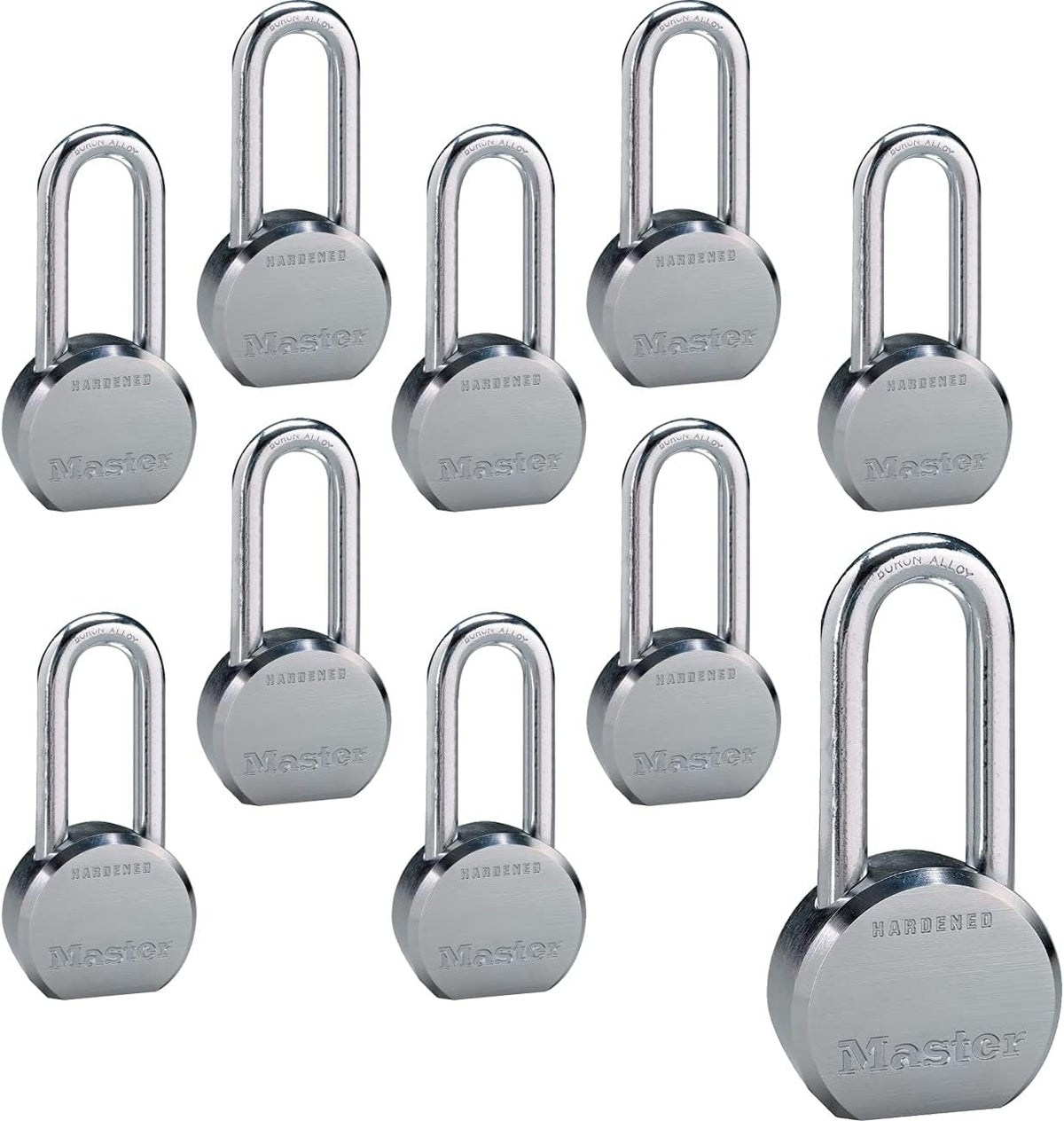 8 High Security Pro Series Keyed Alike Padlocks with BumpStop Technology X2438