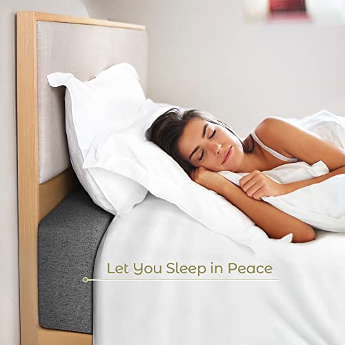 Bed Gap Filler Mattress Extender Headboard Pillow High-Density Foam with Removable Cover Z97174