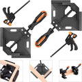 Right Angle Clamp, 90 Degree Corner Clamps, 4 Quick Grip Bar Clamps E853731