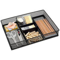 Mesh 3 Slot Desk Drawer Organizer with Adjustable Dividers Y21919