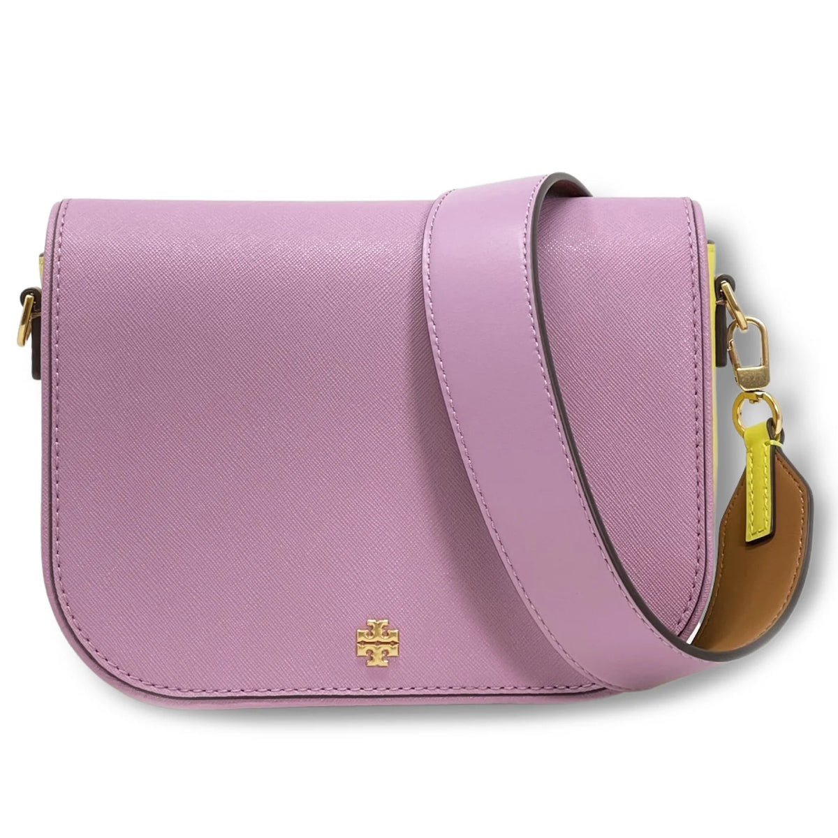 Color-Block Leather Crossbody Bag S108067