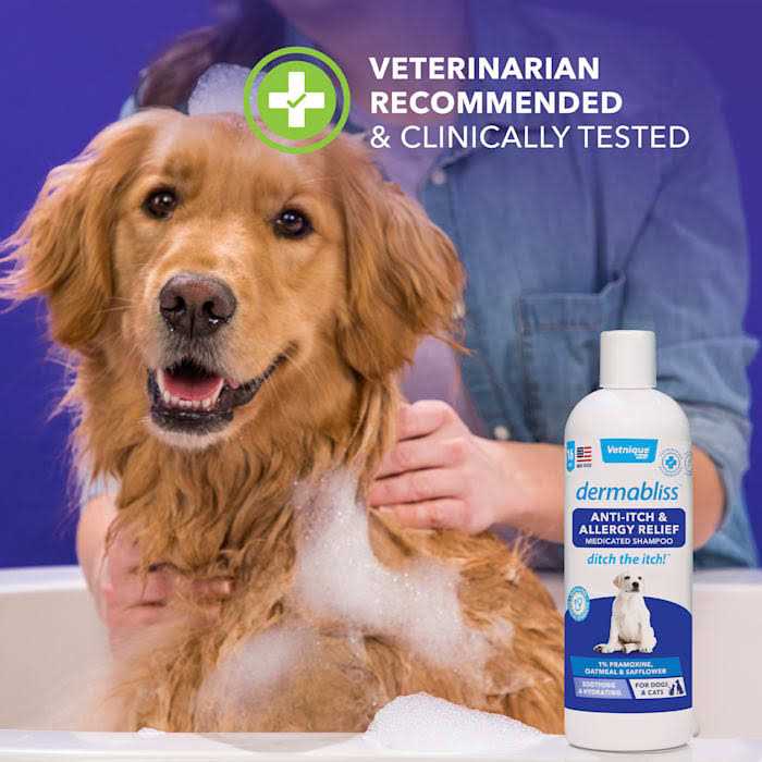 Anti-Itch & Allergy Relief Medicated Shampoo 16oz U4450