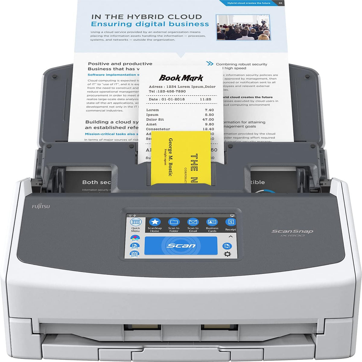 Black Document Scanner O95981