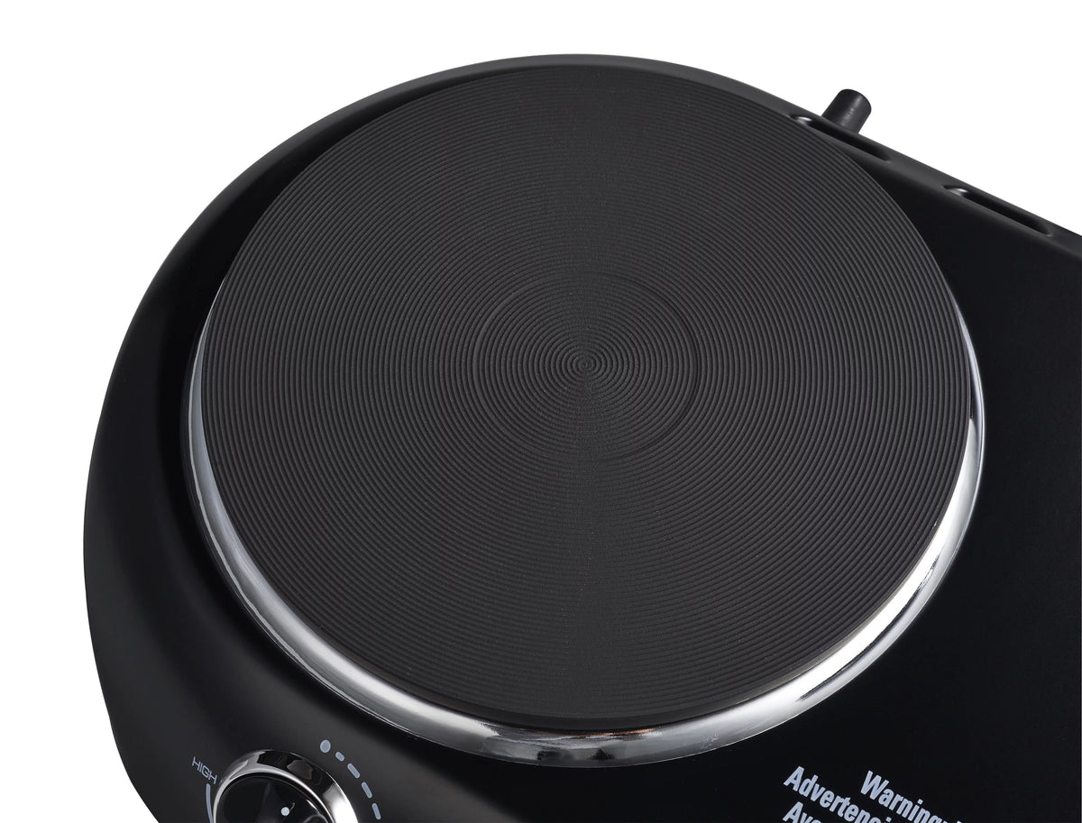 Black Double Burner Electric Cooktop S95661