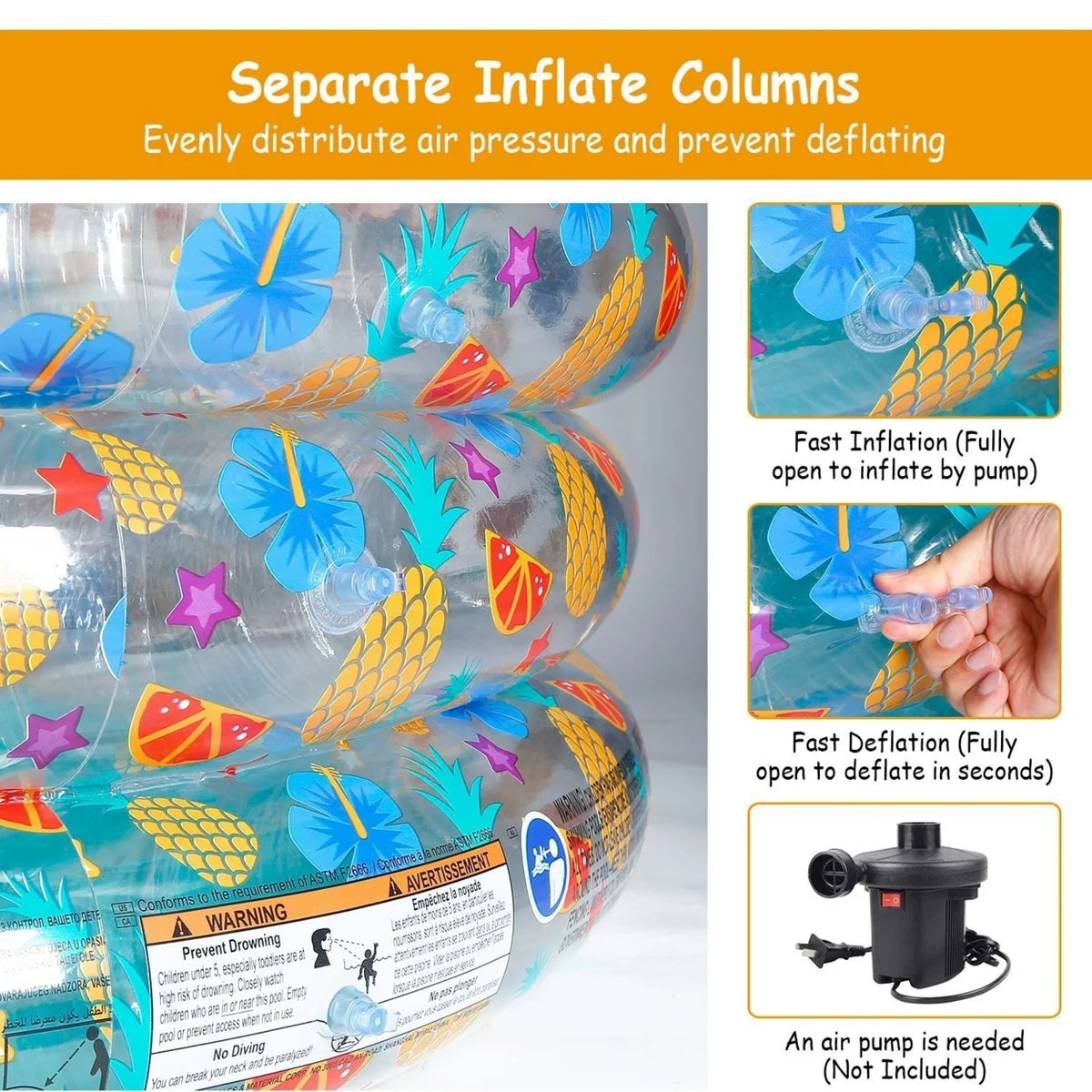 Inflatable Swimming Pool for Kids P24133
