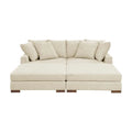 Corduroy Upholstered Sectional C989