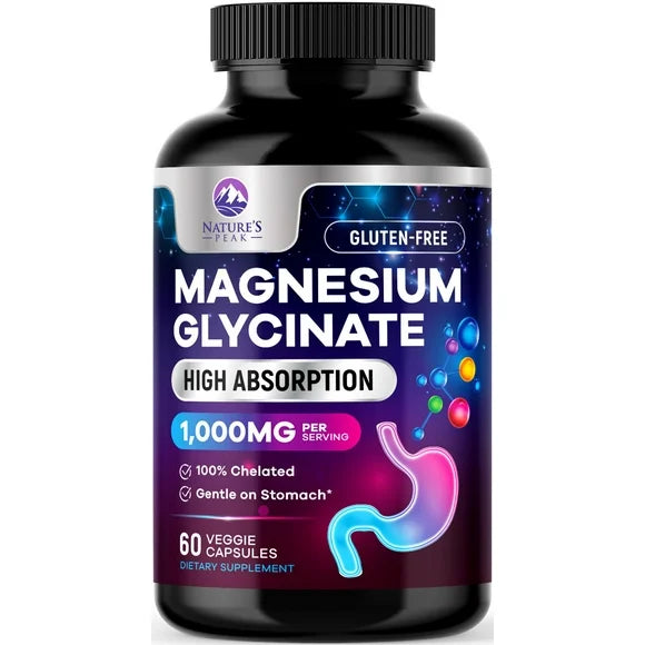 Magnesium Glycinate 1000mg 60 Capsules G9356