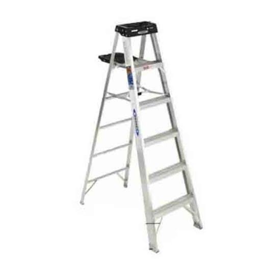 3 ft Aluminum Stepladder, 300 lb Capacity V2215