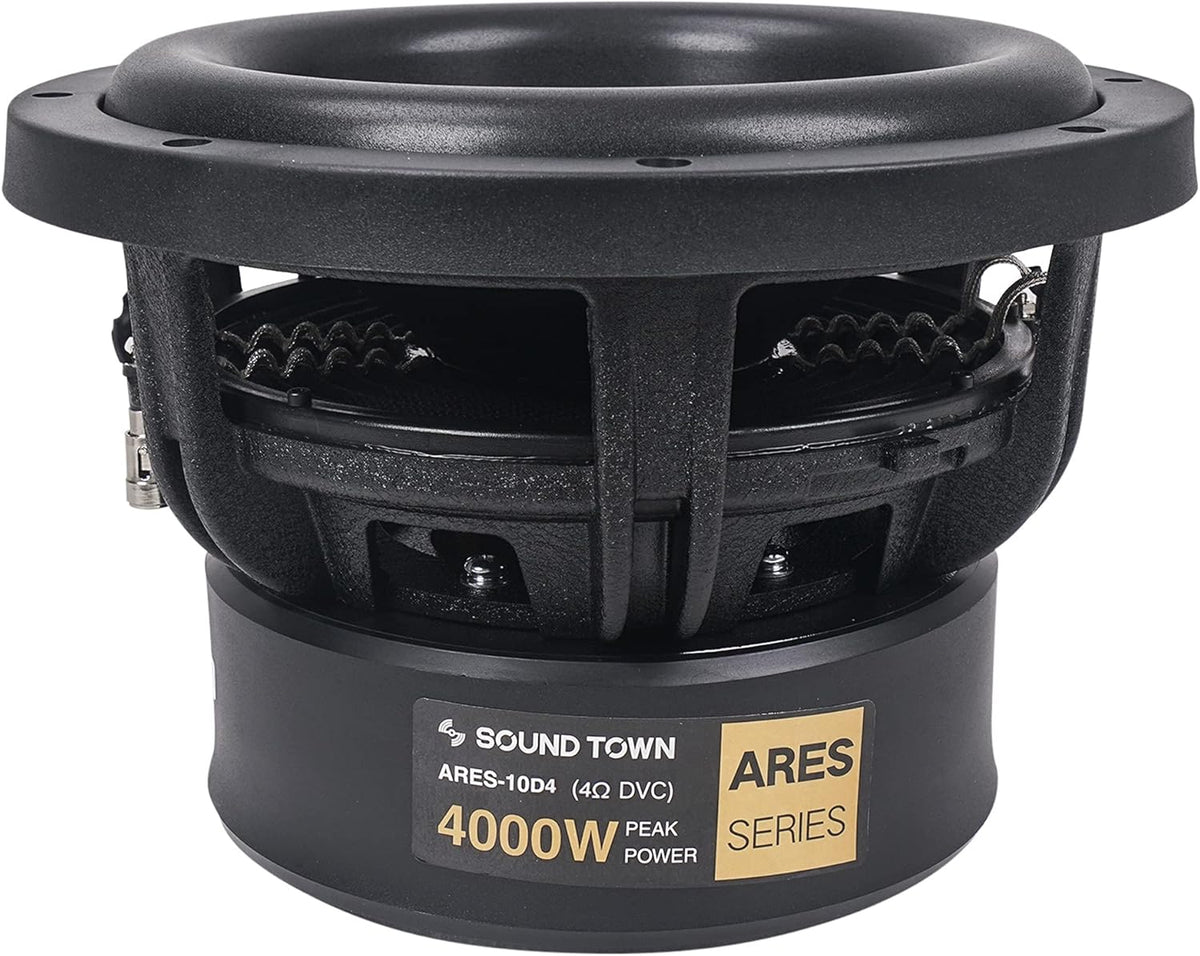 10" Dual Voice Coil 1000W Car Audio Subwoofer, Dual 4-Ohm F8464