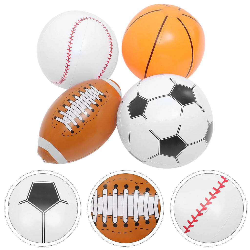 Inflatable Beach Ball 4pcs J185