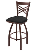 Bar Stool with Bronze Finish and Swivel Seat Z7479