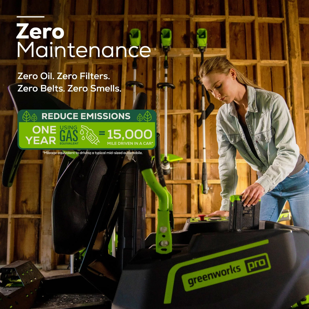 60V 42” Electric Zero Turn Mower with 8 Ah Batteries W2793
