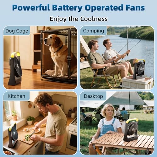 Battery Powered Operated Portable Fan Rechargeable 20800mAh Z5623
